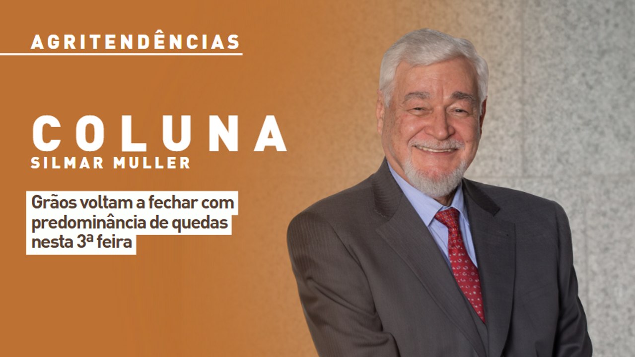 Grãos voltam a fechar com predominância de quedas nesta 3ª feira
