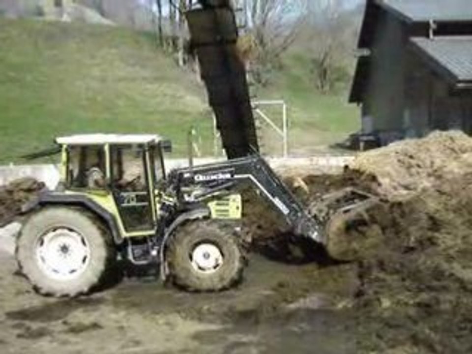 Chargement du fumier