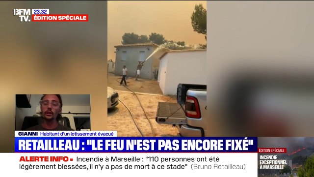Après avoir évacué son logement à cause de l'incendie à Marseille, ce Marseillais raconte ce qu'il a vécu