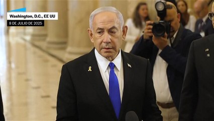 Benjamín Netanyahu promueve la doctrina "Paz a través de la fuerza" en la Casa Blanca