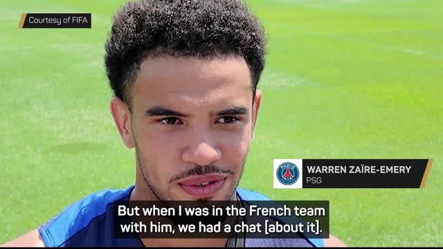 PSG 'haven't spoken about facing Mbappe' - Zaire-Emery