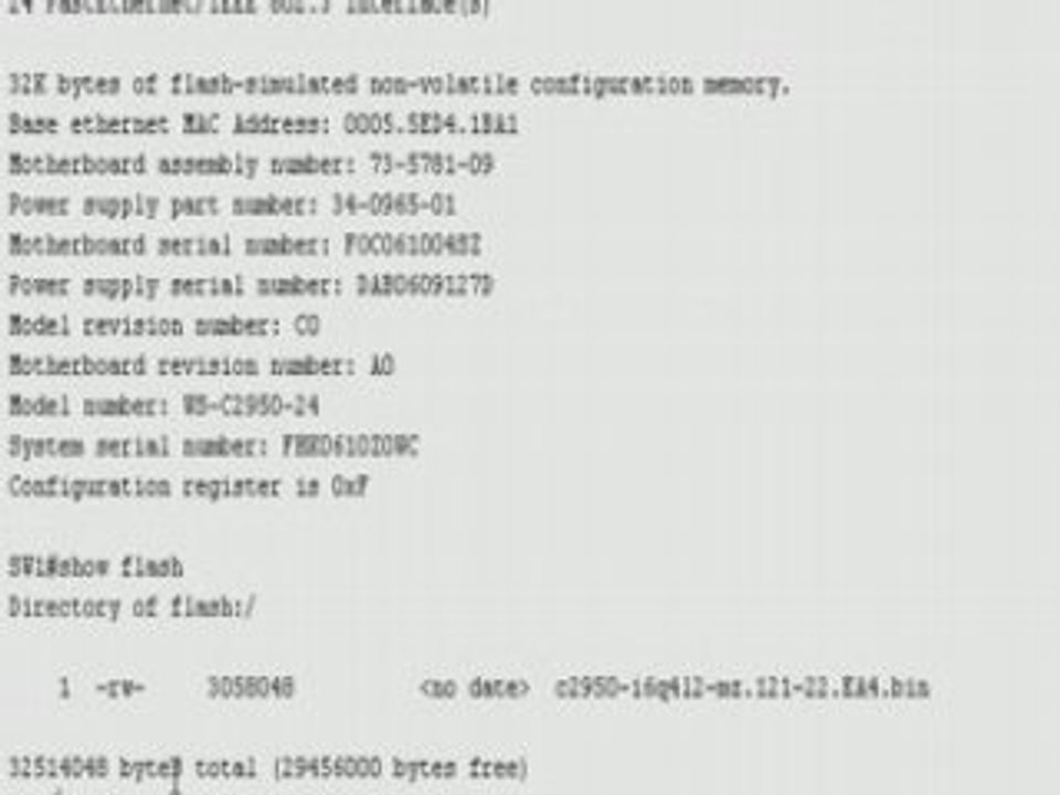 Formation Cisco CCNA EGILIA Learning - Configuration Switch