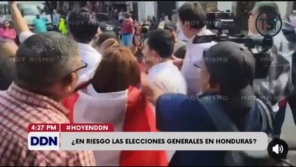 Espinal: me tiraron dos botellas, una me impactó en el rostro