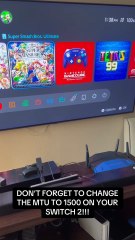 Switch 2 Best MTU settings!