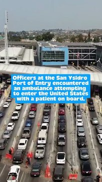CBP detiene a guatemalteco que simuló emergencia médica e intentó cruzar en ambulancia por Garita de San Ysidro