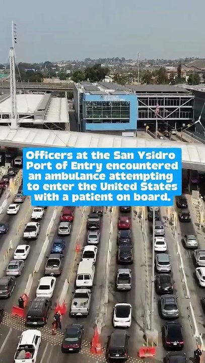CBP detiene a guatemalteco que simuló emergencia médica e intentó cruzar en ambulancia por Garita de San Ysidro