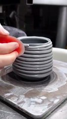 Make a master cup, porcelain making process