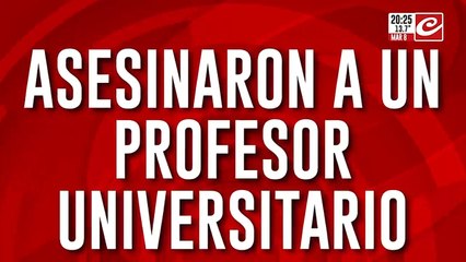 Asesinaron a un profesor universitario: lo hallaron atado, desnudo y con un trapo en la boca