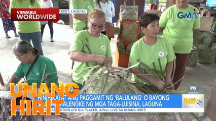 Palengke Hopping sa Luisiana, Laguna: Bawal ang Plastik! | Unang Hirit