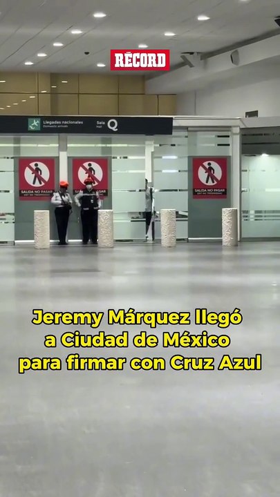 ¡YA LLEGÓ! Jeremy Márquez ya está en la capital del país para hacer oficial su fichaje con Cruz Azul
