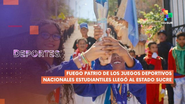 El fuego patrio de los XIX Juegos Deportivos Nacionales Estudiantiles 2025 llego al estado Sucre en Venezuela DEPORTES TE LO CUENTO 08-07-2025