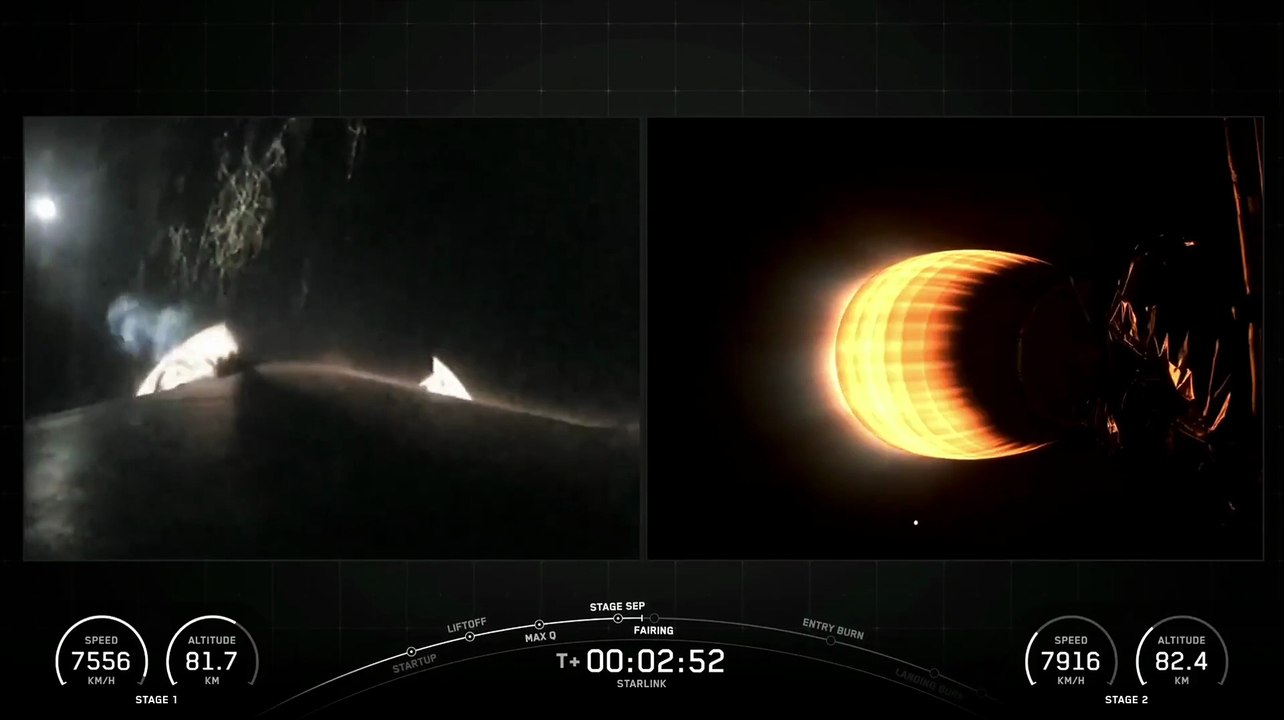 Blastoff! SpaceX launches 28 Starlink satellite from Florida, nails landing