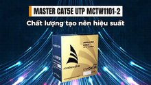 MASTER CAT5E UTP MCTW1101-2  - Chất lượng tạo nên hiệu suất
