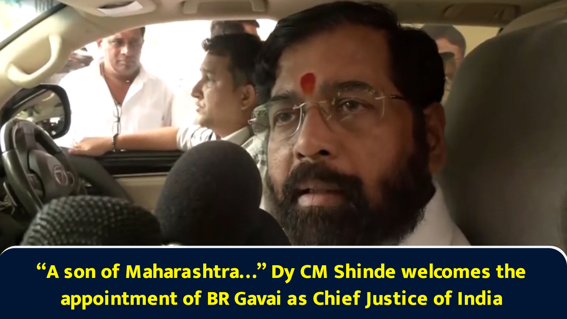 “A son of Maharashtra…” Dy CM Shinde welcomes the appointment of BR Gavai as Chief Justice of India
