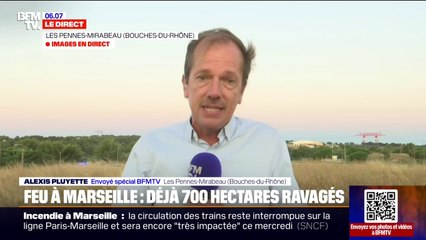 Incendie à Marseille: 720 pompiers mobilisés et 700 hectares partis en fumée