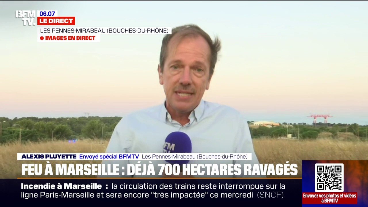 Incendie à Marseille: 720 pompiers mobilisés et 700 hectares partis en fumée