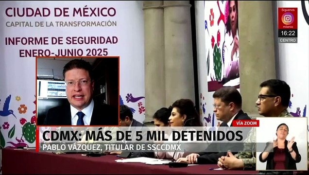 Hemos detenido a 27 personas generadoras de violencia : Pablo Vázquez