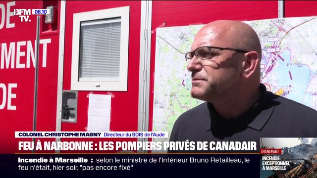 Feu à Narbonne : les pompiers privés de Canadair, mobilisés pour d’autres incendies