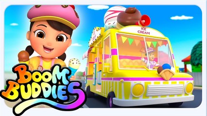 Roues Sur le Camion de Crème Glacée 🍦 | Chansons pour Enfants en Français | Kids TV 4K