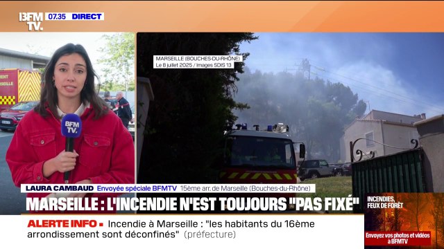 Incendie à Marseille: les habitants du 16e arrondissement sont déconfinés