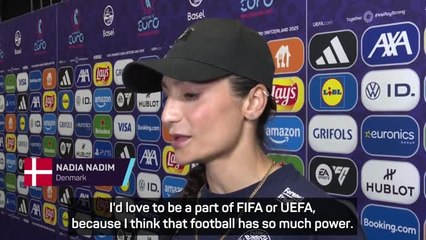 Nadia Nadim plans for life after football as FIFA president