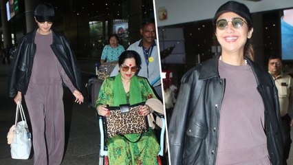 Boss Lady Shilpa Shetty Gets Snapped At The Mumbai Airport - Chura Ke Dil Mera Goriya Chali!