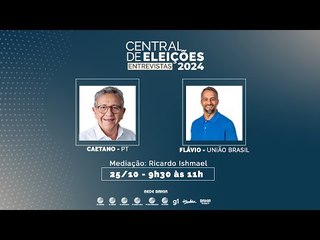 25/10/24 - Debate com candidatos à prefeitura de Camaçari - Central De Eleições 2024