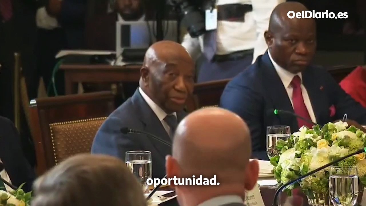 Donald Trump, al presidente de Liberia: "¿Dónde aprendió a hablar inglés?"