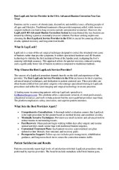 Best LapiLock Service Provider in the USA: Advanced Bunion Correction You Can Trust