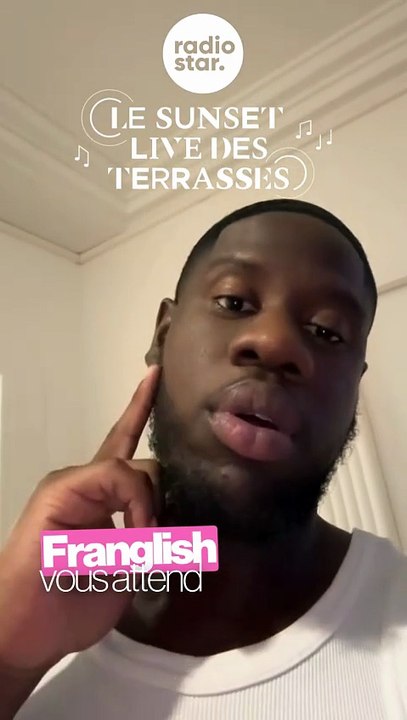 🎤 Franglish vous donne rendez-vous le 13 juillet au Sunset Live des Terasses à partir de 18h30 !  Et Franglish ne sera pas seul, il y aura avec lui Soprano, Wejdene et Lune  Et devinez quoi ? C’est GRATUIT 🌇  #franglish #soprano #wejdene