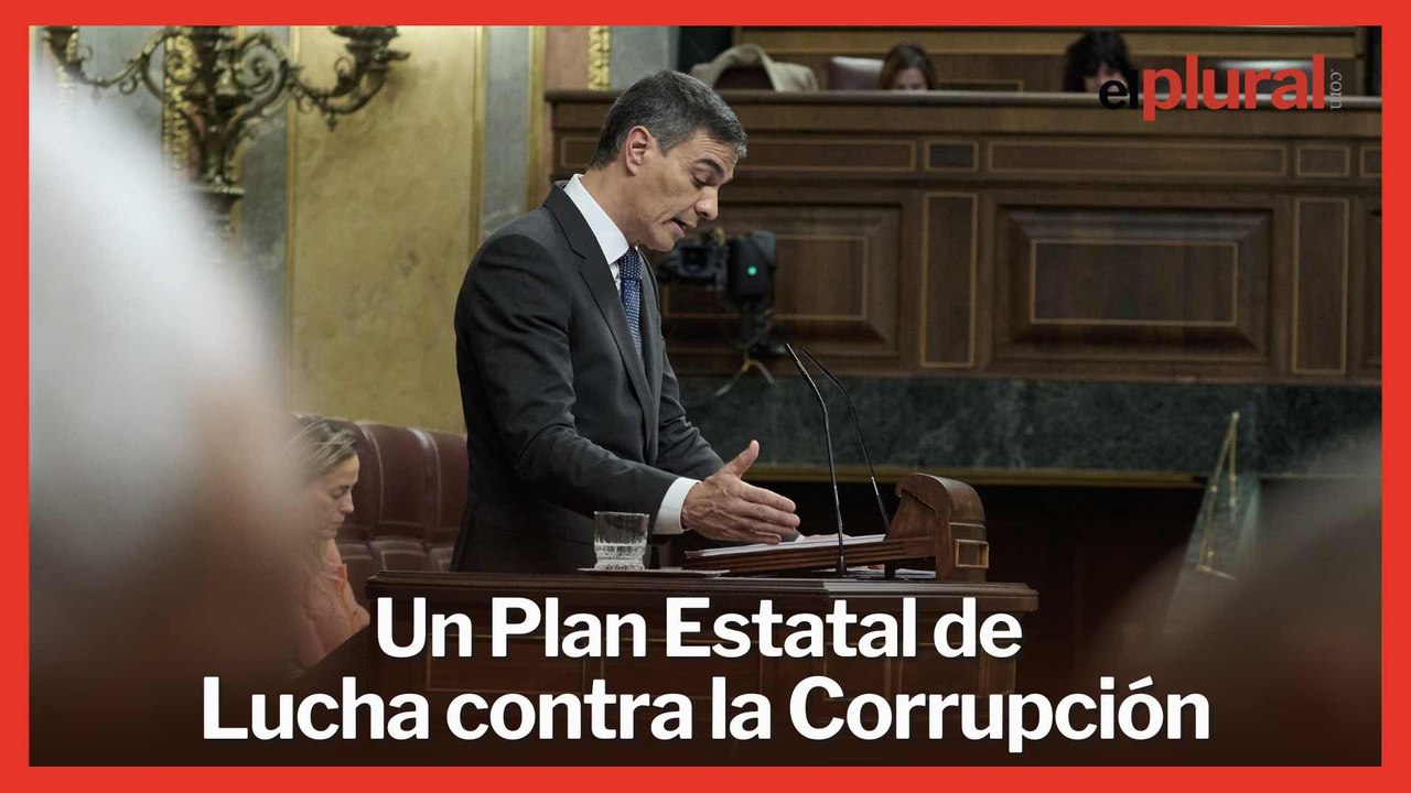 Sánchez pone sobre la mesa un Plan Estatal contra la corrupción con 15 medidas