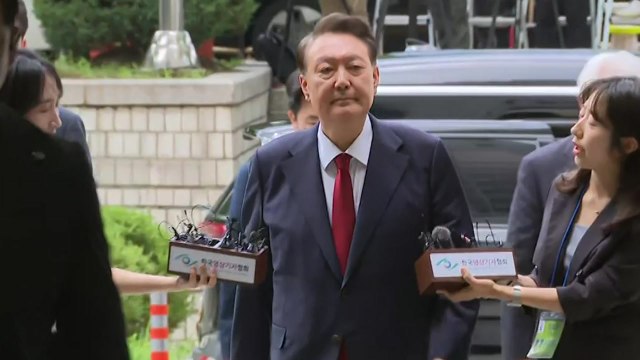 윤 재구속 '기로'...취재진 질문에 '묵묵부답' / YTN