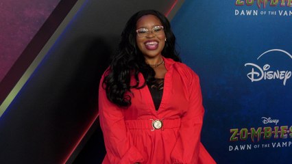 Carla Jeffery "Zombies 4: Dawn of the Vampires" Premiere Blue Carpet