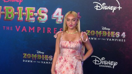 McKenzi Brooke "Zombies 4: Dawn of the Vampires" Premiere Blue Carpet
