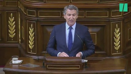 Feijóo, a Sánchez: "Aquellos de los que ahora reniega están hechos a su imagen y semejanza