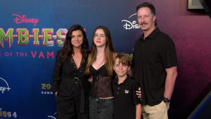 Tiffani Thiessen "Zombies 4: Dawn of the Vampires" Premiere Blue Carpet