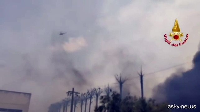 Oltre 100 interventi in 24 ore per incendi a vegetazione nel catanese