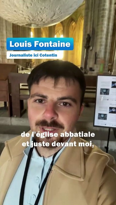 Zeus, le cheval métallique des Jeux Olympiques a été hélitreuillé au Mont-Saint-Michel