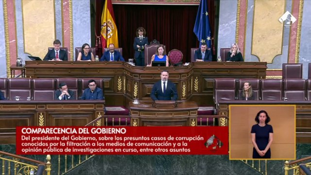Comparecencia completa en el Congreso de Santiago Abascal en respuesta a Pedro Sánchez