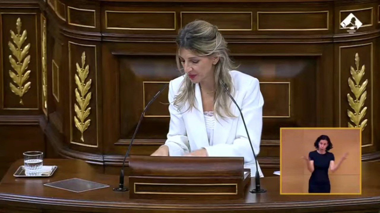 La comparecencia completa de Yolanda Díaz en respuesta a Pedro Sánchez en el Congreso