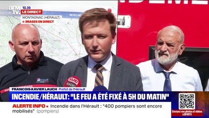 Incendies dans l'Hérault: "Plusieurs feux sont liés à des jets de mégots", affirme le préfet