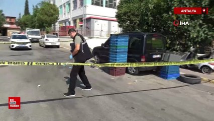 Antalya'da fırın çalışanını bacağından vurdu