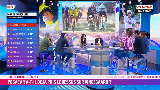 Pogacar ou Vingegaard pour détrôner Evenepoel ? Les favoris de la 5e étape - Cyclisme - Tour de France