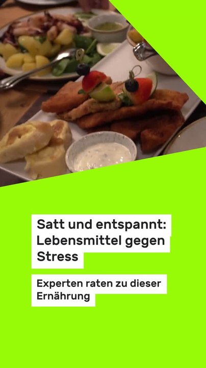 Copy of Satt und entspannt: Lebensmittel gegen Stress - Experten raten zu dieser Ernährung