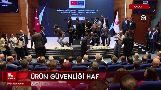 Abdulkadir Uraloğlu, Ürün Güvenliği Haftası Açılış Konferansı'na katıldı
