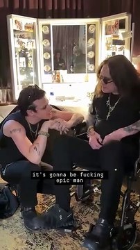 Ozzy Osbourne gifted custom cross by Yungblud in moving video – warning contains explicit language