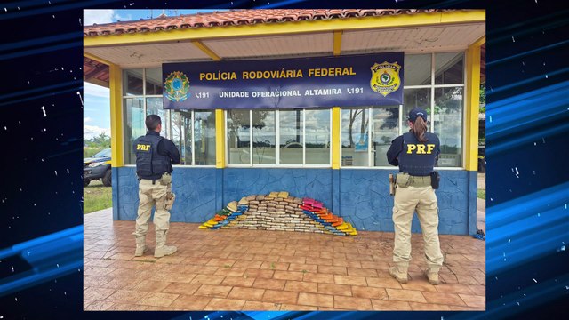 PRF acha 134 kg de maconha do tipo skunk escondidos em pneus de carreta