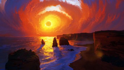 Le Dernier Rayon de Soleil | 4K | Quand la Mer S’endort en Musique