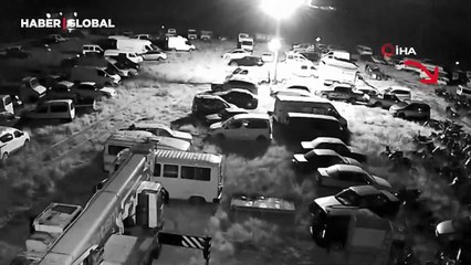 Yediemin otoparkından motosiklet hırsızlığı: O anlar güvenlik kamerasında