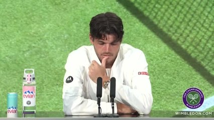 Wimbledon - Fritz : ''Les deux premiers sets, tout rentrait''